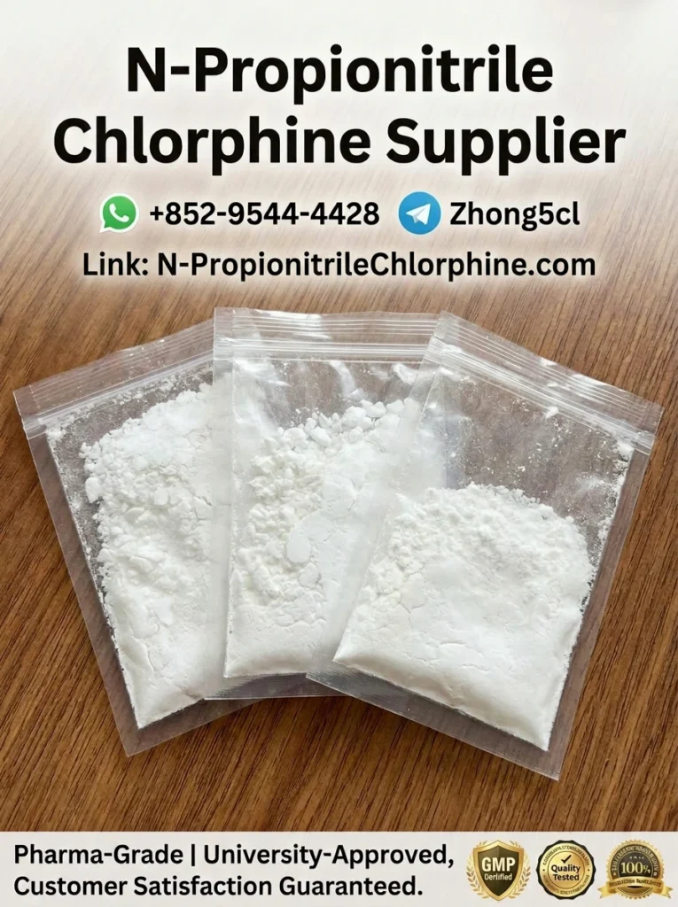 Buy N-Propionitrile-Chlorphine 99.9% pharma-grade online - WhatsApp [+852-9544-4428]