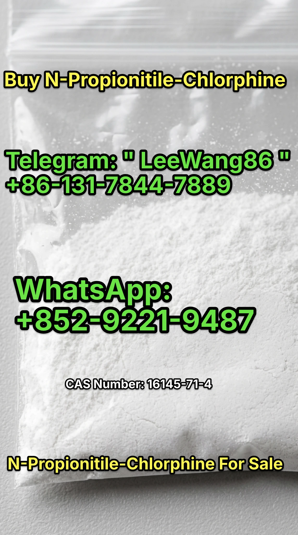 Buy N-Propionitrile-Chlorphine - Order Now Logo